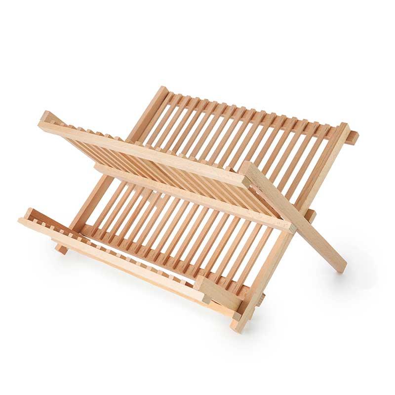 wooden dish drainer