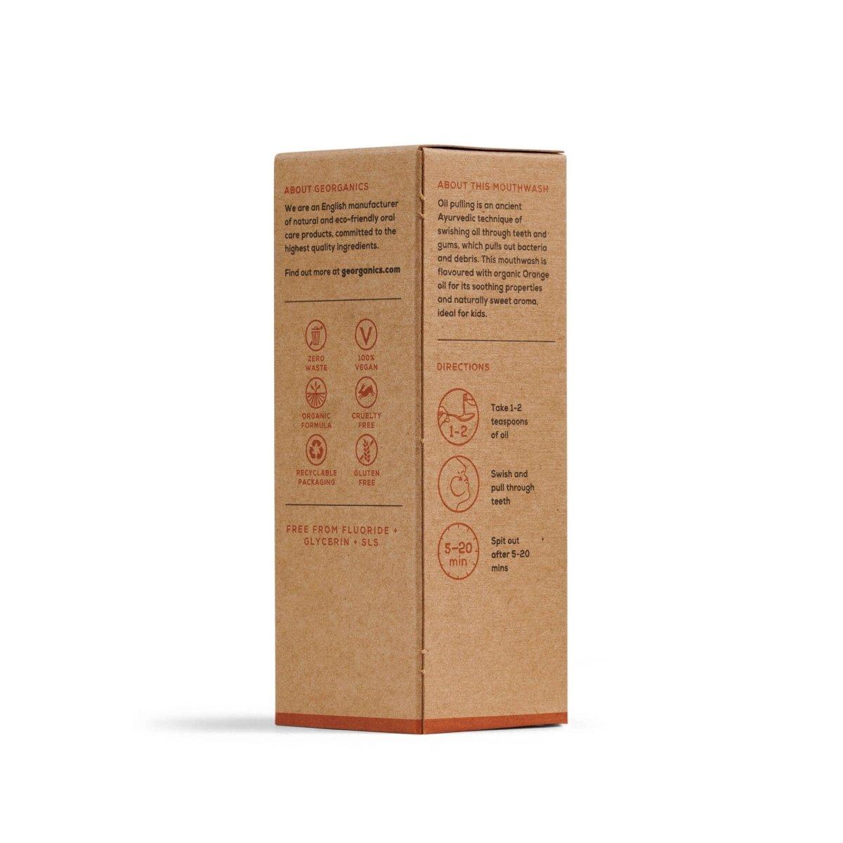 Oil Pulling Mouthwash - Orange - The Friendly Turtle