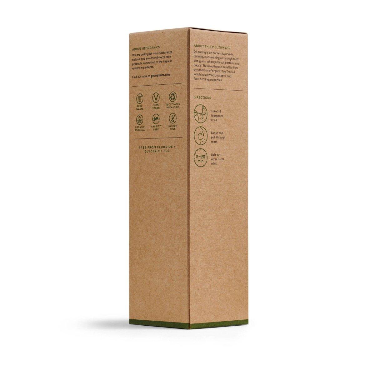 Oil Pulling Mouthwash - Tea Tree - The Friendly Turtle