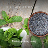 Friendly Peppermint & Poppy Seeds Natural Soap Bar - The Friendly Turtle