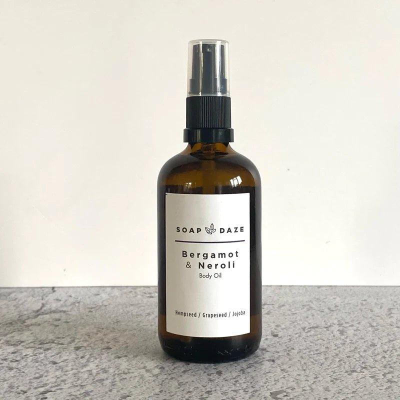 Soap Daze Organic Bergamot & Neroli Body Oil - The Friendly Turtle