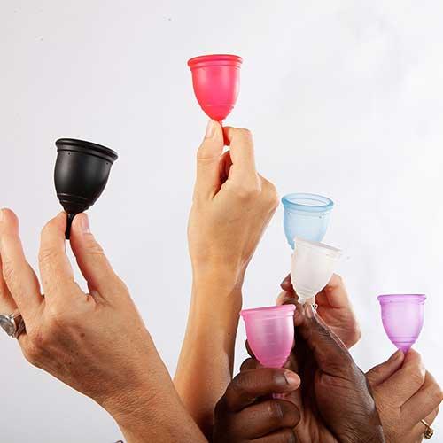 soft menstrual cups and menstrual cup sterilizers