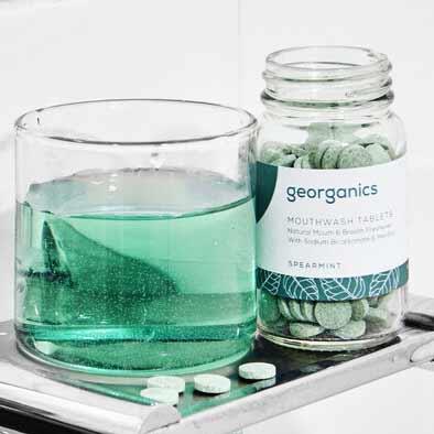 plastic free mouthwash in tablets
