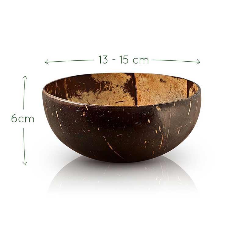 coconut bowl with measurements