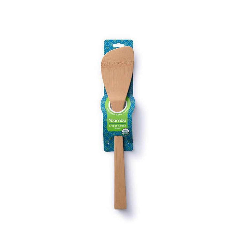 bamboo spatula in packaging