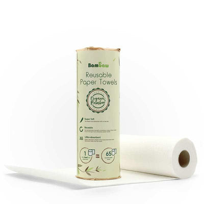 reusable kitchen roll in cardboard tube
