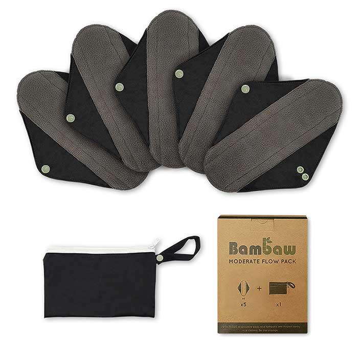 reusable sanitary pads 5 pack
