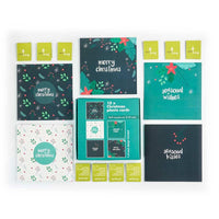 plant berry recycled multipack christmas cards