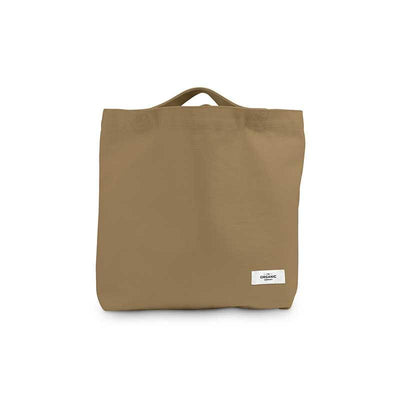 organic cotton shopping bag in khaki