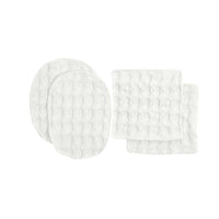 reusable makeup wipes in white