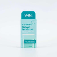 wild natural deodorant starter pack fresh cotton