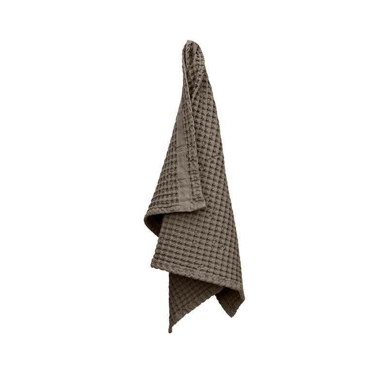 cotton hand towel hanging up