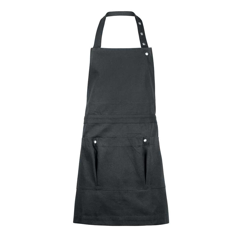 grey gardening apron with pockets