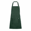 green gardening apron with pockets
