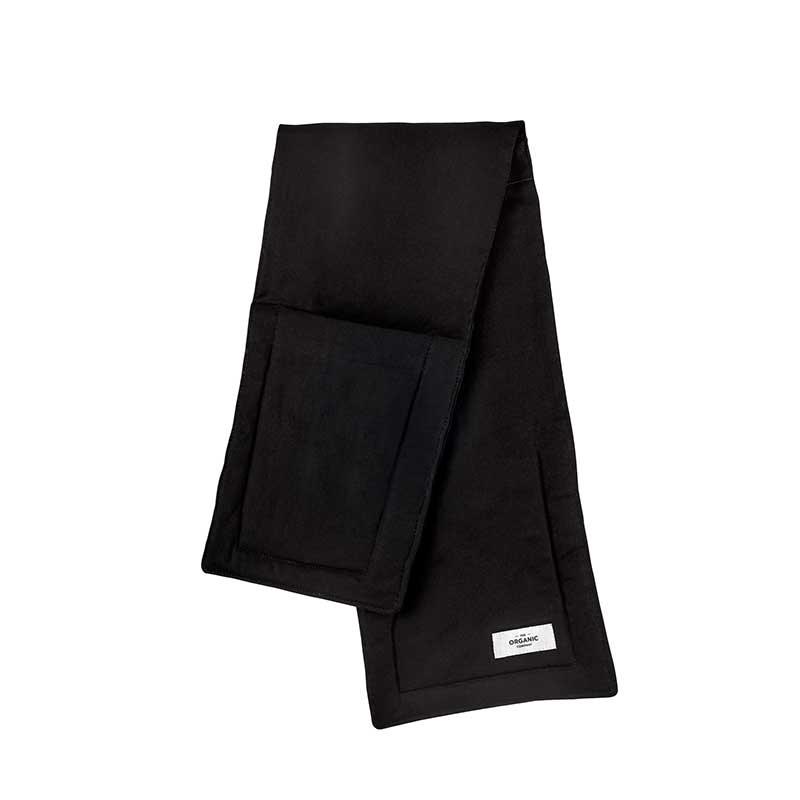 organic cotton oven gloves in black