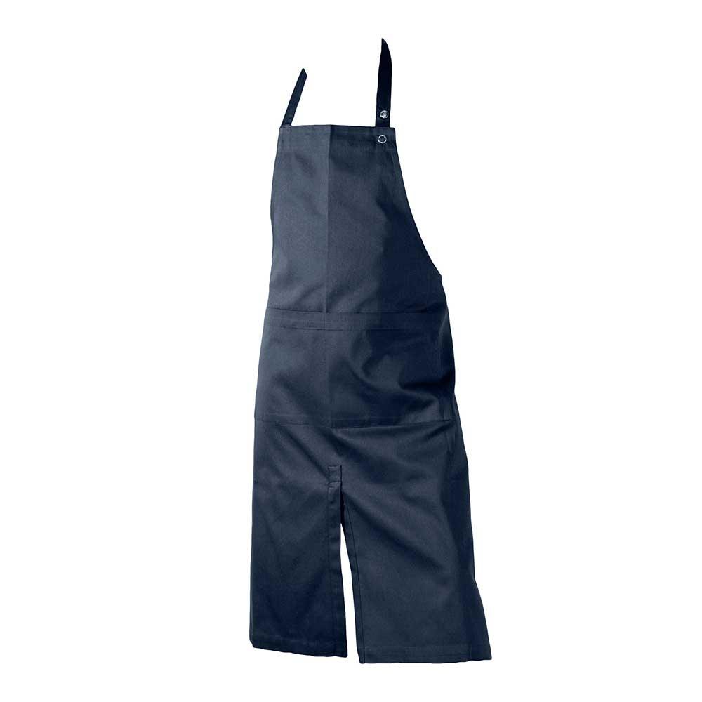 dark blue organic cotton apron