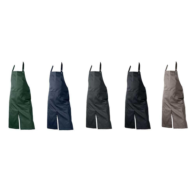organic cotton aprons in 5 colours
