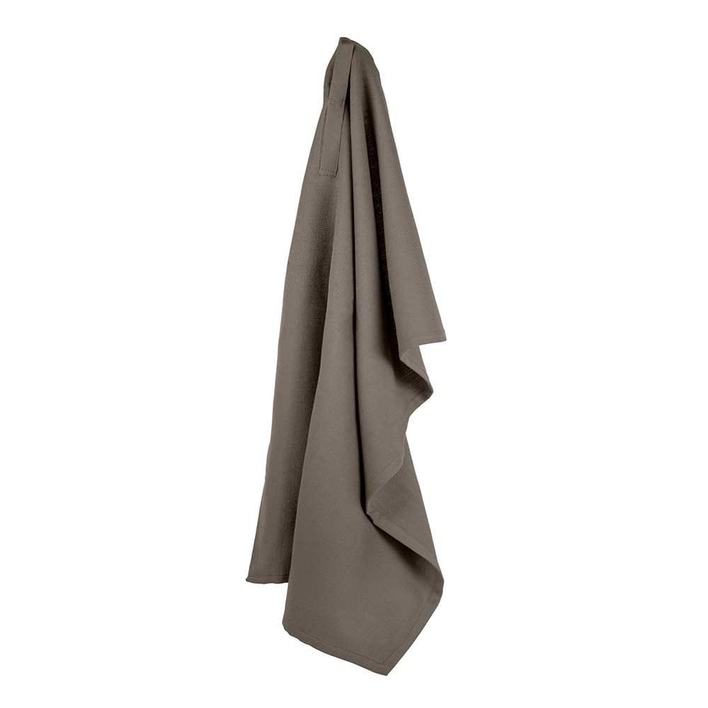 clay coloured organic cotton kitchen towel