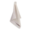 organic hand towel in stone colour