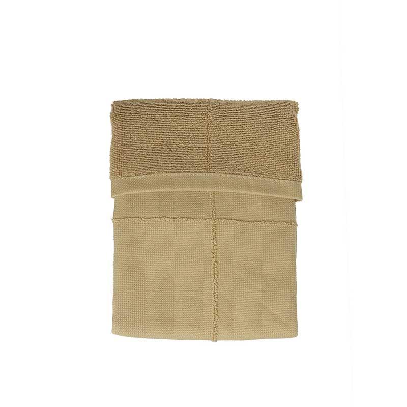 organic cotton hand towel in khaki colour