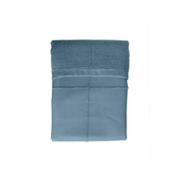 grey blue organic cotton hand towel