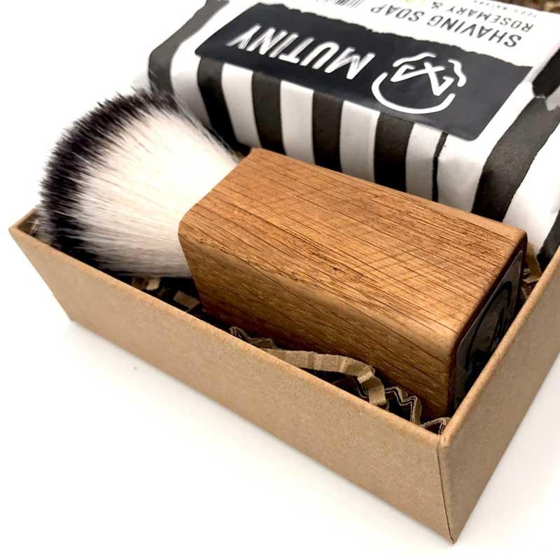 wooden shaving brush