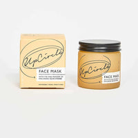 cleansing face mask in glass jar