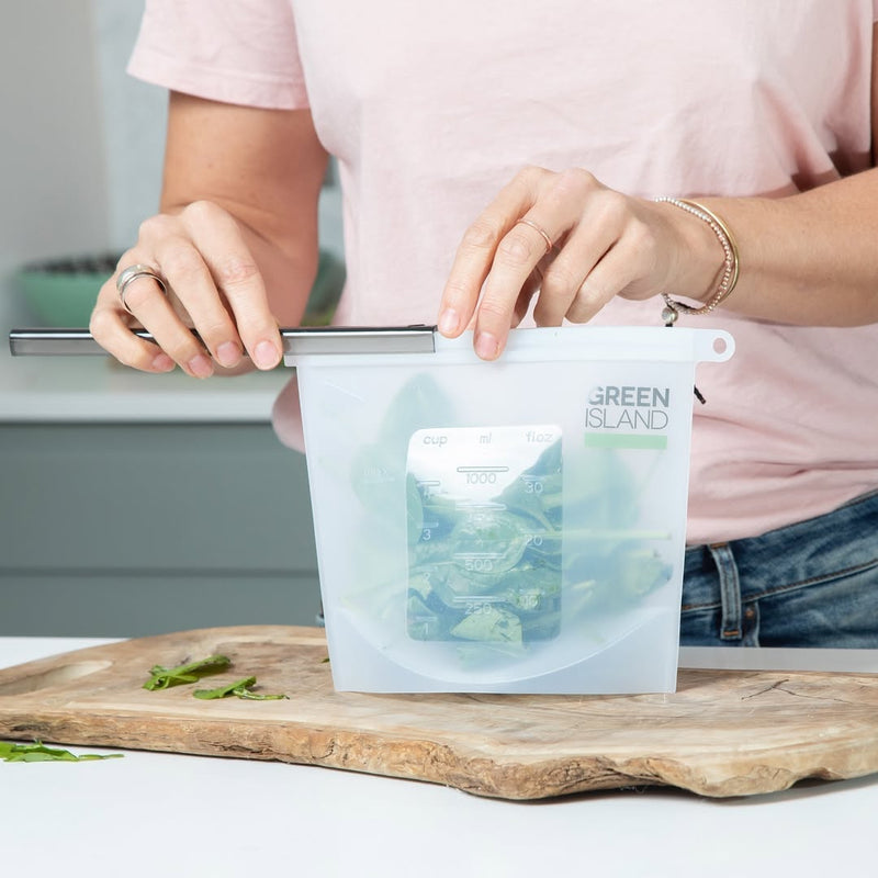 Silicone Ziplock Pouch - 1000ml