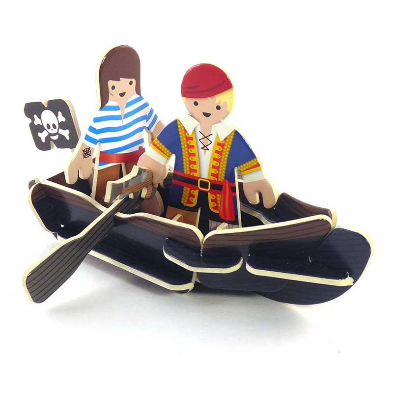 plastic free pirate boat toy