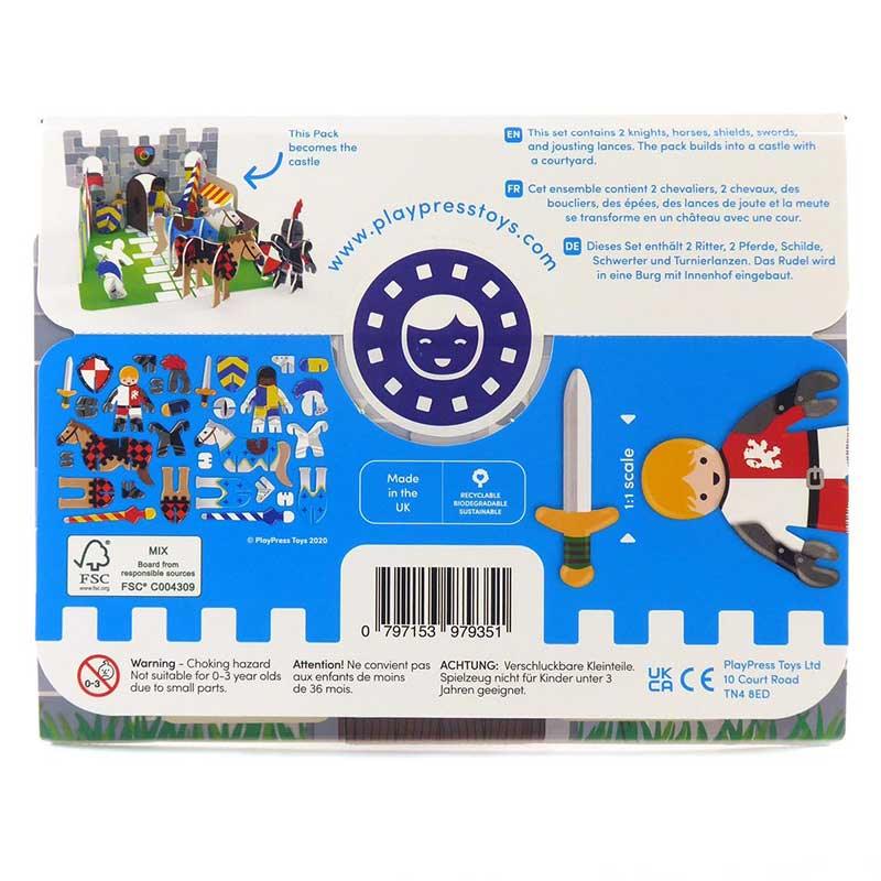 knights castle playset packaging