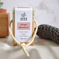 natural soap with ginger vegan friendly