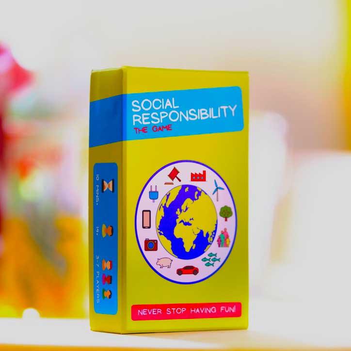 social responsibility card game deck