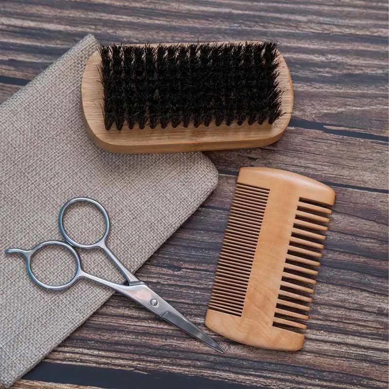 bard comb and travel pouch