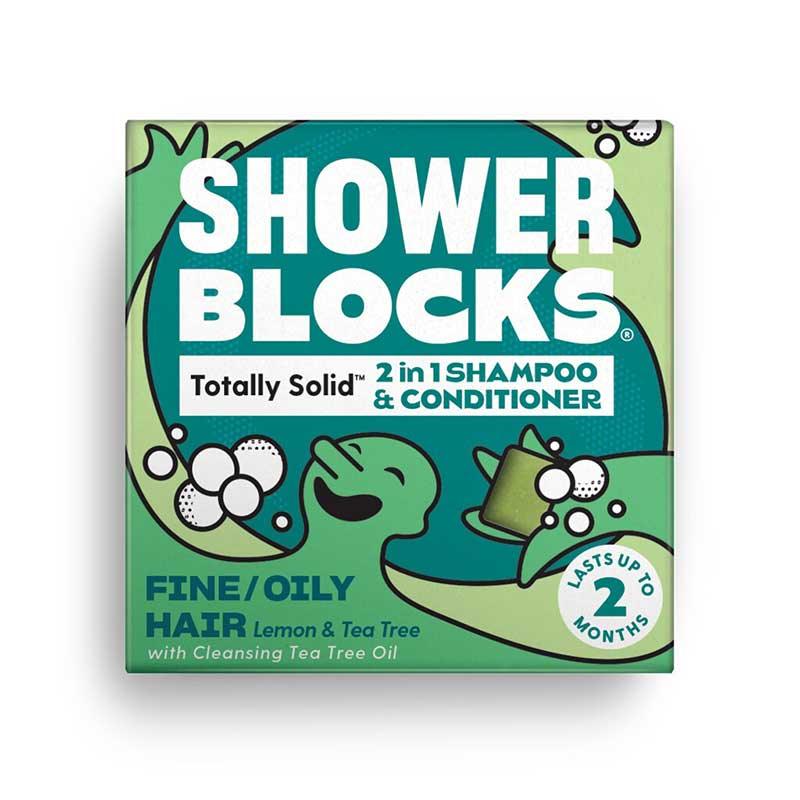 shower blocks oily fine hair type