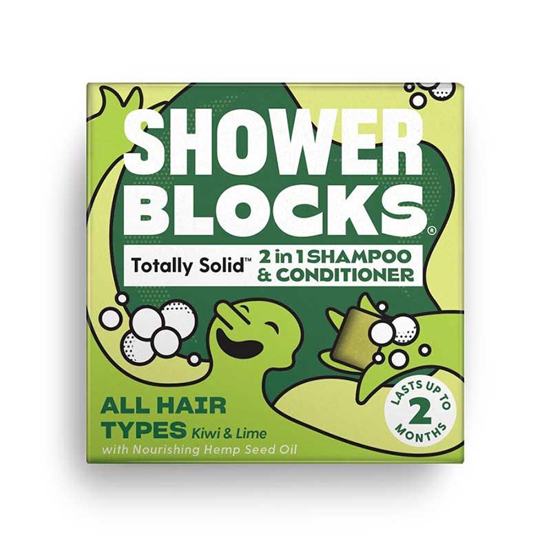 shower blocks shampoo conditioner kiwi in box