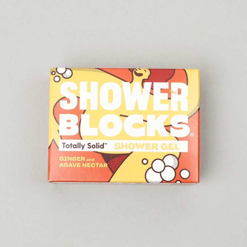 ginger agave shower blocks shower gel packaging
