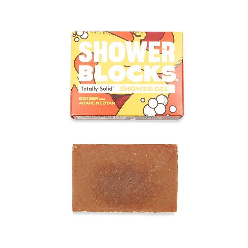 ginger agave shower blocks shower gel product shot