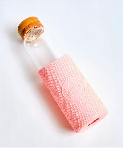 Reusable Glass Water Bottle - 550ml - The Friendly Turtle