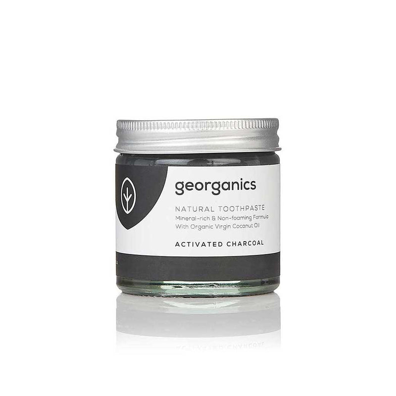georganics natural toothpaste charcoal activated 60ml