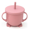 silicone baby cup in mulberry