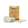bamboo make up remover pads in cardboard packaging
