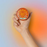 sol de ibiza suncream in womens hand