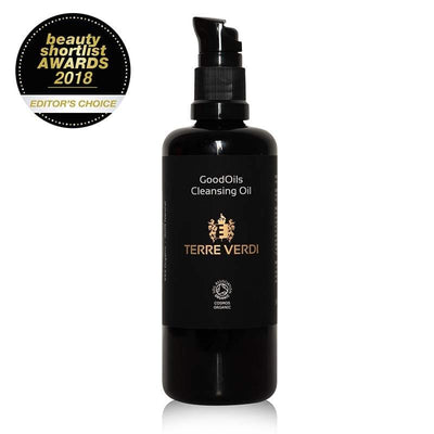 cleansing oil with award wining logo