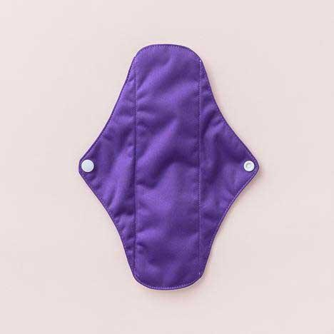 cloth sanitary pad in purple