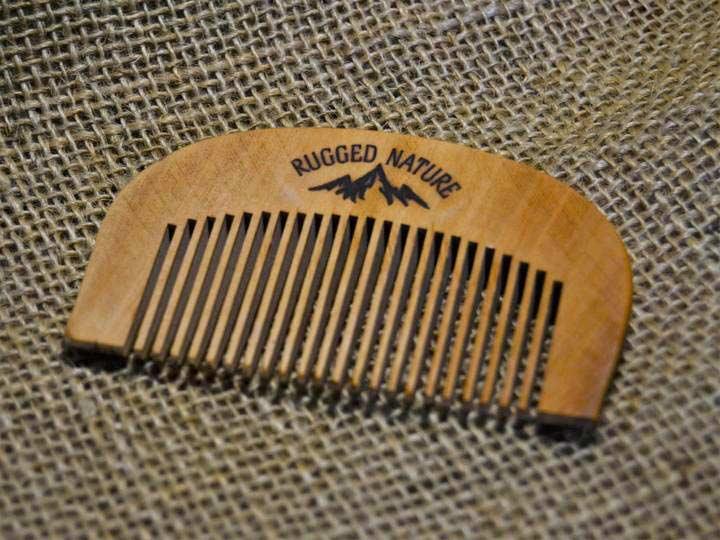 wooden beard comb