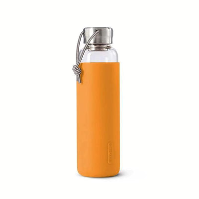 Borosilicate Glass Water Bottle 600ml - Orange - The Friendly Turtle