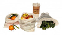 Organic Produce Bags & Bread Bag - 3 Pack - The Friendly Turtle