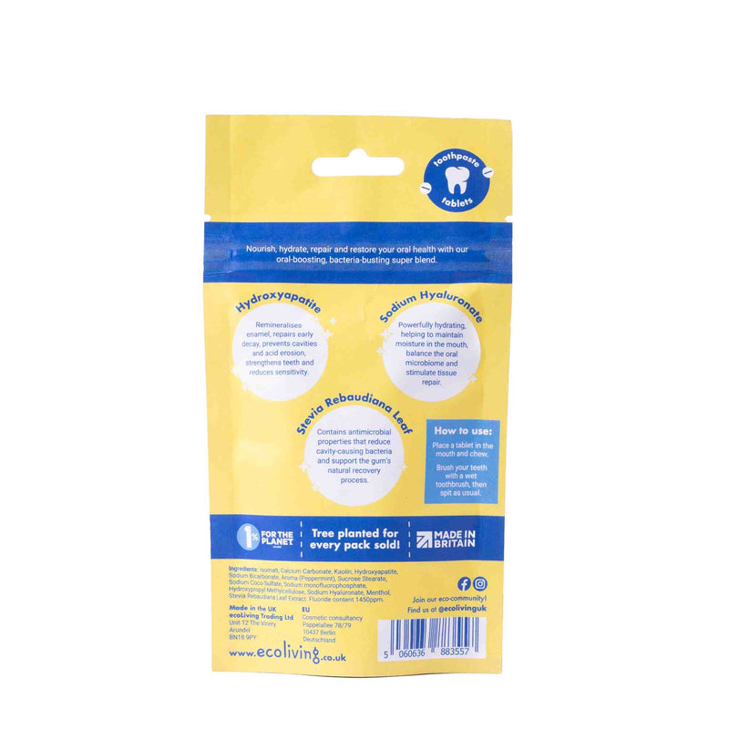 Oral Boost Toothpaste TABS - Fluoride Free