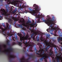 Kooshoo - Plastic-free Crochet Hair Ties - Purple Frost