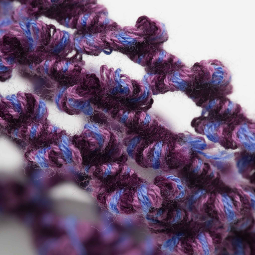 Kooshoo - Plastic-free Crochet Hair Ties - Purple Frost